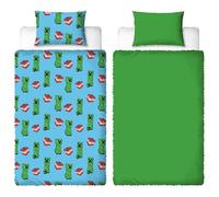 Minecraft Official Single Fleece Duvet Cover Set | Super Soft and Warm | Official Gaming Merchandise | Reversible 2 Sided Winter Cosy Kids Bedding Cover Including Matching Pillow Cases