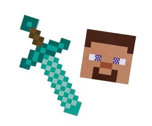 Minecraft Official Sword Accessory by Disguise, Kids Dress Up Halloween Accessory, Perfect for Carnival and Gifts, in Diamond, Netherite, Gold or Enchanted Style
