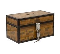 Minecraft Officially Licensed Chest Money Box, Gaming One Size, Multicolour