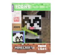 Minecraft Panda Desk Light, Officially Licensed Led Night Light For Bedroom Or Playroom Decor, Gaming Gift, Paladone