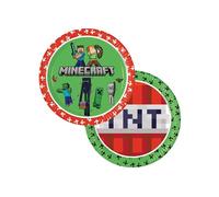 Minecraft Party Plates Set of 8