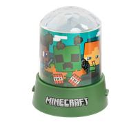 Paladone Minecraft Party Projection Light, Officially Licensed RGB LED Lamp for Kids, Home, Bithdays, Parties, Battery Powered Gaming Merchandise
