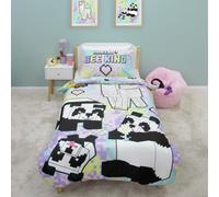 Minecraft Pastel Panel Kids Bedding Set - Single