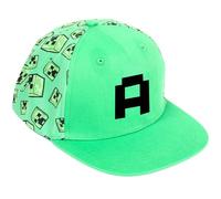 Minecraft Personalised Baseball Cap for Boys Adjustable Kids Hat 100% UV Protection Summer Holiday Cap Green