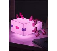 Minecraft Pink Axolotl Lamp - Officially Licensed Minecraft Night Light. A Soothing Glow With 2 Modes And 5 Colour Phases Pink