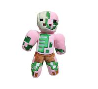 Minecraft Pink Zombie Plush Toy 23cm - Soft Multicoloured Plush Gift for Kids 3+