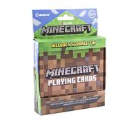 Minecraft Playing Cards with Embossed Storage Tin Officially Licensed Standard Deck with Featured Characters, Minecraft Toys and Gifts for Boys Gamers | Paladone