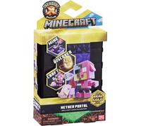 Minecraft Playset Figure Nether Portal Characters Random Surprise