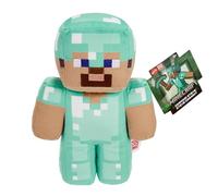 Minecraft Plush Diamond Steve Character Soft Doll, Video Game-Inspired Collectible Toy Gift, 8-inch, HPP23