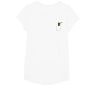 Minecraft Pocket Creeper SSSS... T-Shirt, Girls, White, Medium