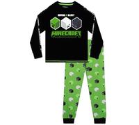 Minecraft Pyjamas | Boys’ Pyjama Sets | Gaming PJs For Boys | Gamer Pyjamas | Black 8-9 Years