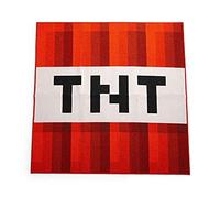 Minecraft Red TNT Block Square Area Rug | 52 Inches