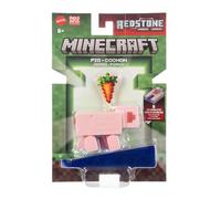 Minecraft Redstone Pig Figure with Building Piece
