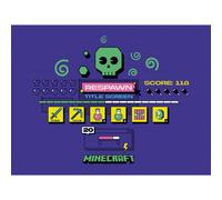 Minecraft Respawn Canvas Print