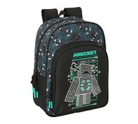 Safta Minecraft Screen 10l Backpack Black Kids
