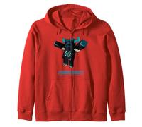 Minecraft Sculk Shrieker's Hostile Mob Warden Attack Zip Hoodie