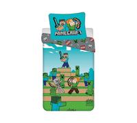 Minecraft Duvet Cover Single + Euro Size Pillowcase We Got This Reversible Boys