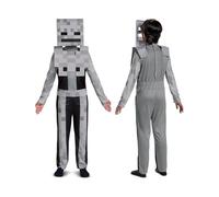 Disguise 105109L-15L Skeleton Classic Fancy Dress Costume, Boys, Multi