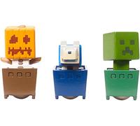 Minecraft Snow Golem, Creeper, Wolf 3 Pack Figure Set Standard