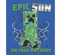 MINECRAFT SON BIRTHDAY CARD