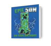 Minecraft Son Birthday Card