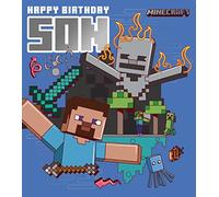 Danilo Promotions Limited Minecraft Birthday Card for Him, 210 x 290 mm