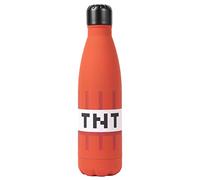 Minecraft - Stainless Steel Water Bottle - Red TNT - Video Game Kids Water Bottle - 550ml Gifts - Official Merchandise