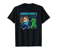 Minecraft Steve & Creeper Run Run T-Shirt