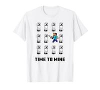 Minecraft Steve & Creeper Time To Mine T-Shirt
