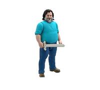 Mattel Minecraft Large-Scale Action Figure, 12-inch Posable Steve Toy Collectibl