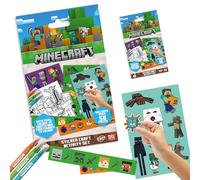 Minecraft Sticker Set, Over 50 Pieces, Stickers for Children, Age 3+ 1 Pack