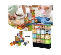 Minecraft Stitching Night Light Lamp USB Power Decor Building Block DIY Stacking