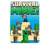 Minecraft Survival Mode Fleece Blanket