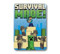 Minecraft Survival Mode Fleece Blanket