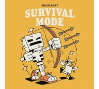 Minecraft Survival Mode Framed Canvas Print