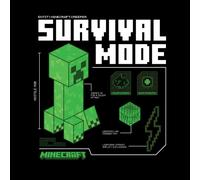 Minecraft Survival Unisex T-Shirt - Black - XL