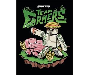 Minecraft Team Farmers 30x40 Canvas - Decorative Canvas Featuring Minecraft Farmers, Ready to Hang, Great for Adding a Rustic Touch to Game-Themed Rooms or Kids' Bedrooms