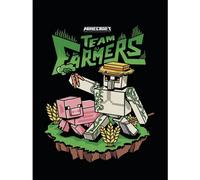 Minecraft Team Farmers Canvas Print Multicoloured (80Cm X 60Cm)