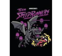 Minecraft Team Speedrunners Canvas Print Grey/violet/yellow (One Size)