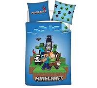 Minecraft Teen Single Duvet Cover 135x200 + Pillowcase Polycotton