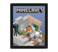 Minecraft Terrain 3D & Lenticular Poster