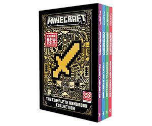 Minecraft: The Complete Handbook Collection - 4 Book Box-Set: The latest updated & revised essential 2022 official guide book box set for the ... game of all time - perfect for kids and teens