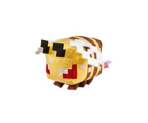 Minecraft the Game: Angry Bee 8" Plush Character Collectible Stuffed Animal - Soft Doll Inspired by Video Game Character