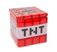 Minecraft TNT Block Ceramic Cookie Jar Container | 6 Inches Tall