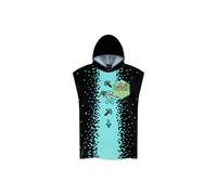 Minecraft Towelling Poncho in Black | Size: 10-12 Years Minecraft Black 10-12 Years