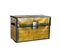 Minecraft Treasure Chest Storage Box - Officially Licensed in World Theme Pixelated Treasure Chest for Storing Gaming Accessories, Gift for Gamers | Paladone