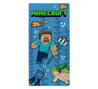 Minecraft Trident Printed Beach Towel Kids Game Towel