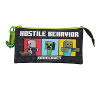 Minecraft Triple Hostile Behavior Pencil Case