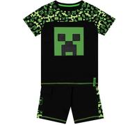 Minecraft Tshirt And Shorts | Creeper Boys Outfit | Gamer Boys T Shirt And Shorts | Gaming Clothes | Ages 5 to 13 Years