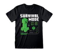 Minecraft Unisex Adult Survival Mode Creeper T-Shirt